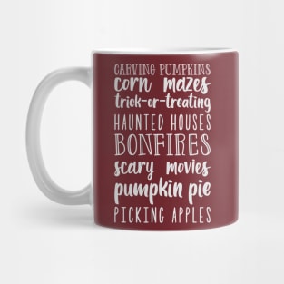 Fun Fall Things Mug